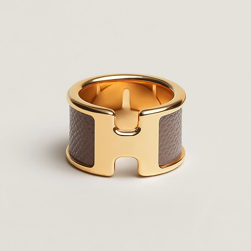 Hermes h store ring gold