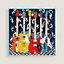 On Air! fringed scarf 65, View: Flat, flat, view 1 of 2