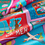 On Est Bien Ici&nbsp;! scarf 90, View: Detail, detail, view 3 of 3