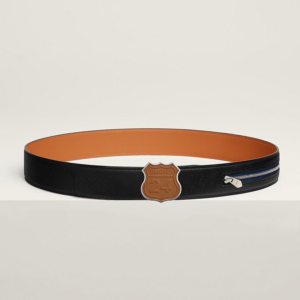 On the Road belt buckle & Cache-Tout leather strap 38 mm | Hermès USA