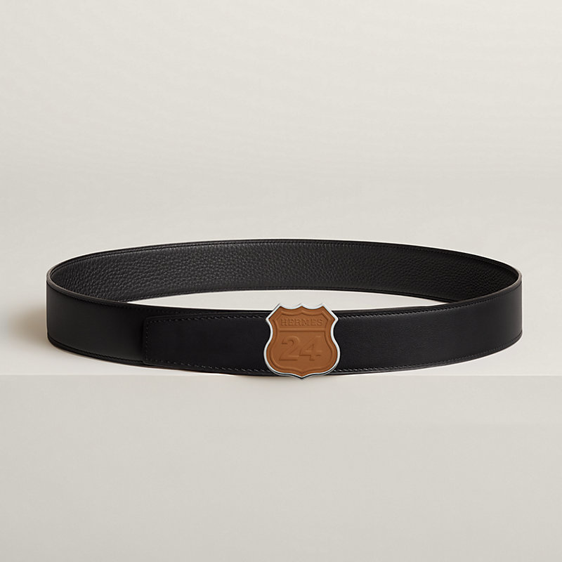 On the Road belt buckle & Reversible leather strap 38 mm | Hermès 