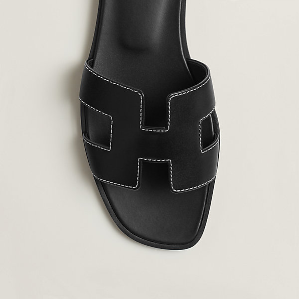 hermes leather slippers