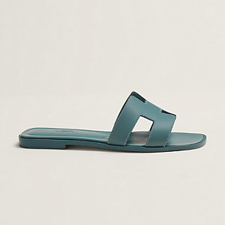 hermes oran grey sandals