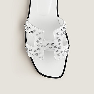 white oran hermes sandals