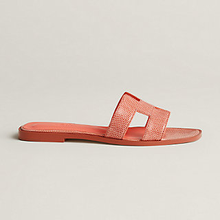 Hermes Oran lizard sandal - ShopStyle