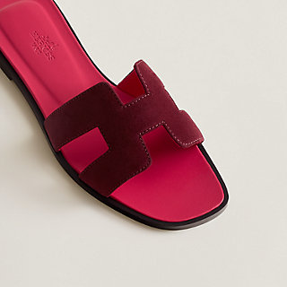 hermes slippers pink