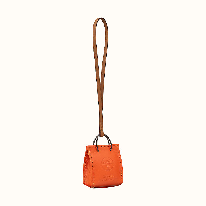 hermes orange bag small