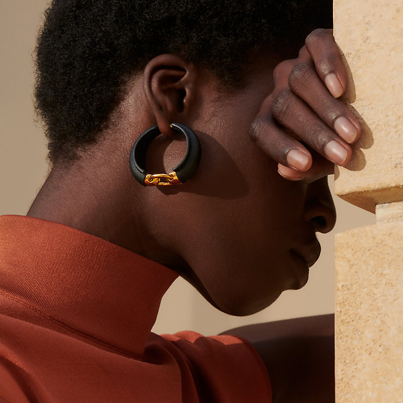 【素敵】Orecchini Epure Equestre Aluminium, modello piccolo Epure Equestre Aluminium earrings, small model | Hermès Finland