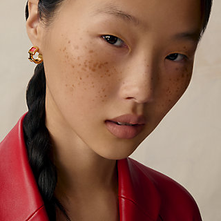 【洗練されたデザイン】HERMES Orecchini Olympe Olympe earrings, small model | Hermès USA