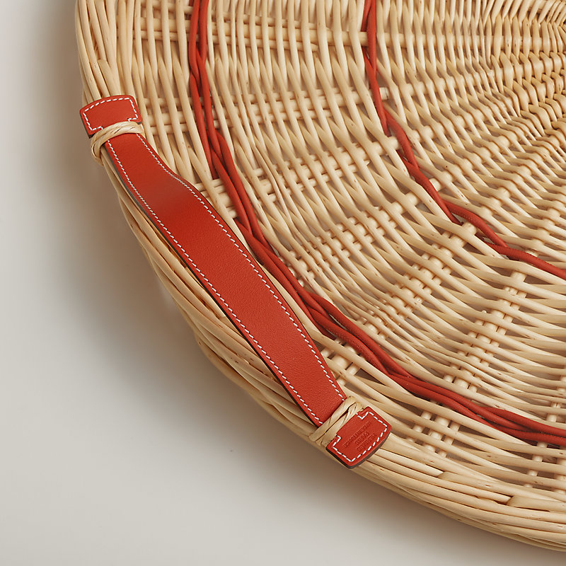 Oseraie Color round tray, large model