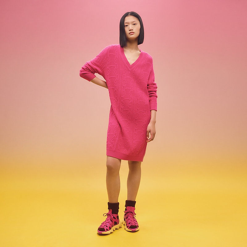 Oversized sweater dress | Hermès Hong 