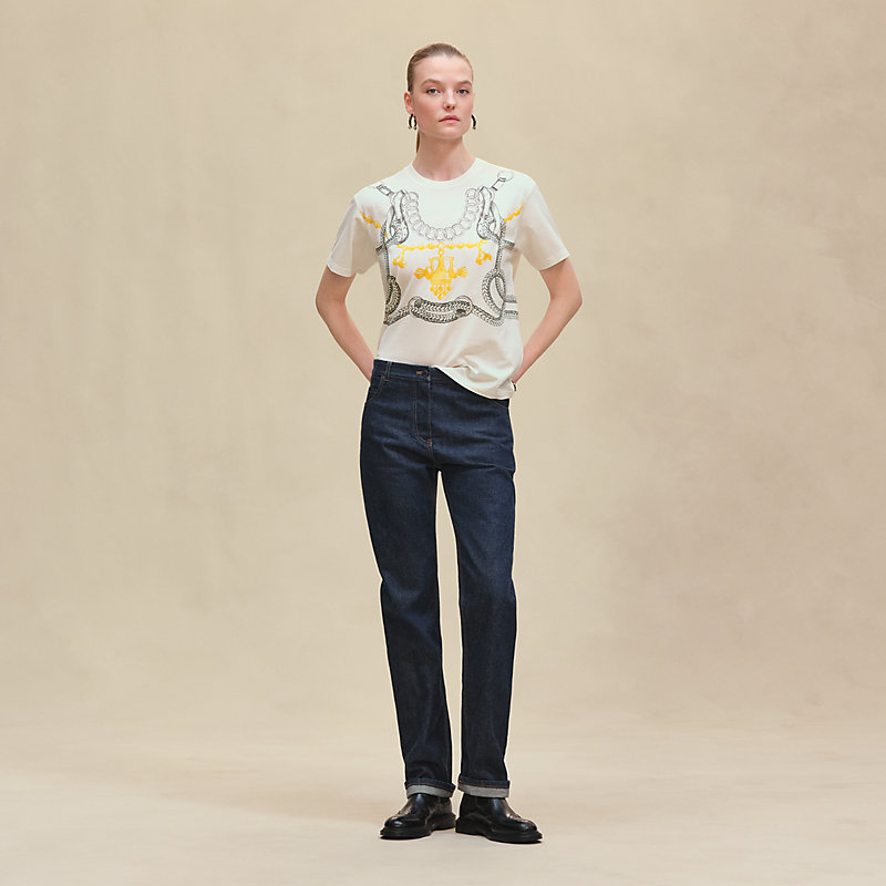 ≪爽やかなデザイン≫HERMES Palefroi Remix Tシャツ Palefroi Remix