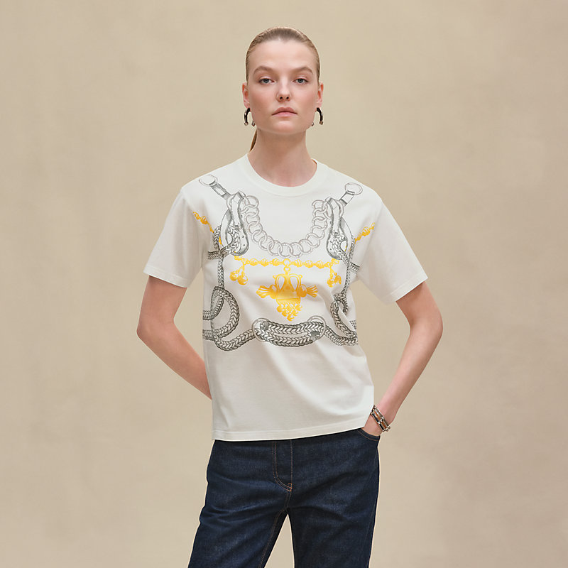 【オシャレなデザインの♪】 HERMES 「Palefroi Remix」Tシャツ Palefroi Remix