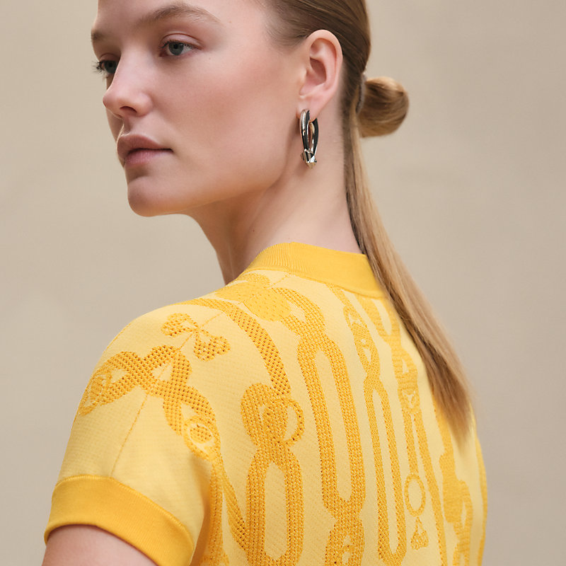 "Palefroi Remix" short sleeve sweater