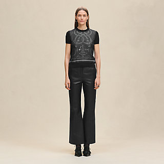【上品でオシャレな注目の柄】Hermes Palefroi Remix Tシャツ palefroi-remix-straight-t-