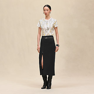 【目を惹くデザイン♪】HERMES Tシャツ Palefroi Remix Palefroi Remix