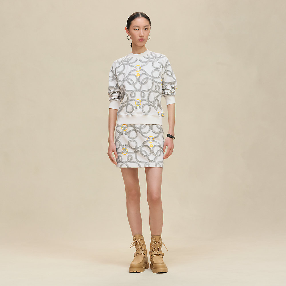 25AW スウェットシャツ【HERMES】Palefroi Remix Palefroi Remix