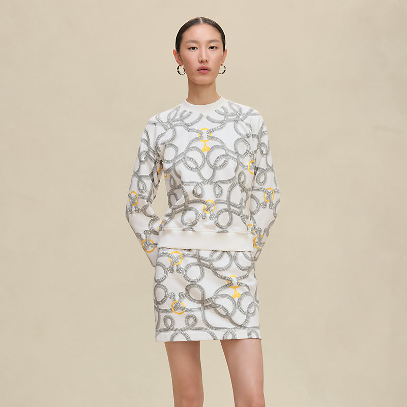【シンプルな中もポイントが◎】HERMES Tシャツ Palefroi Palefroi Remix