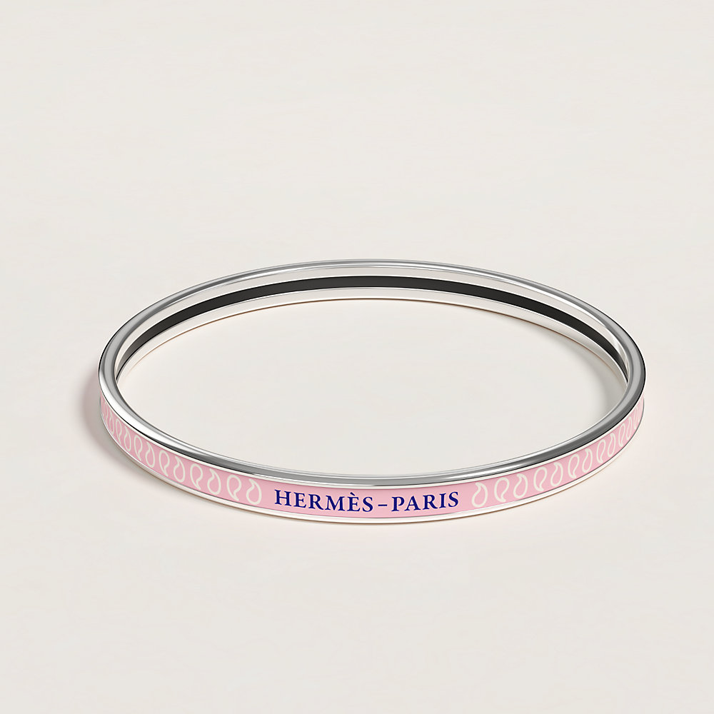 Palmettes Composees bangle - Pink | Hermès UAE