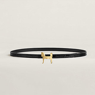 Panache belt buckle & Leather strap 13 mm | Hermès USA