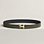 Panache belt buckle & Reversible leather strap 32 mm, view 1 of 3