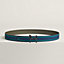 Panache Zebre belt buckle & Contrast reversible leather strap 32&nbsp;mm, View: , view 1 of 3