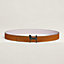 Panache Zebre belt buckle & Reversible leather strap 32&nbsp;mm, View: , view 1 of 3