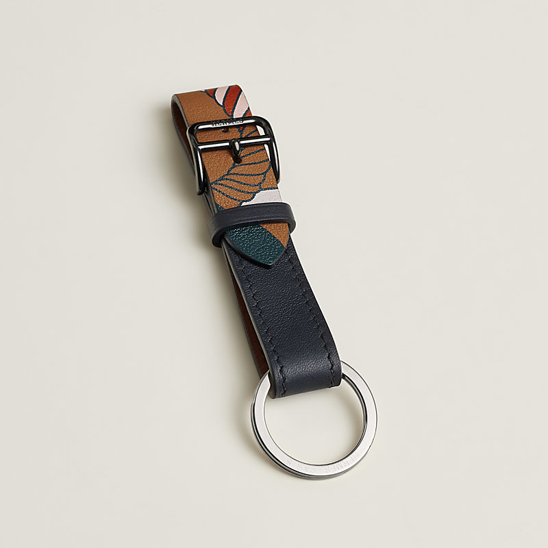 Panoplie Equestre lanyard key ring - Blue | Hermès Netherlands