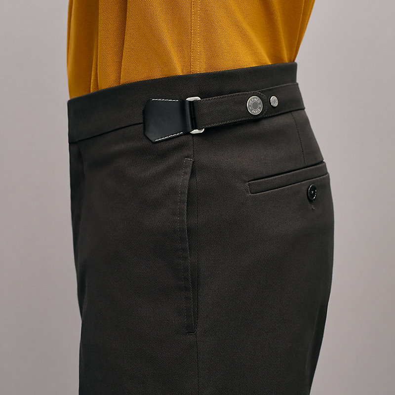 Pantalon Chelsea pattes cuir