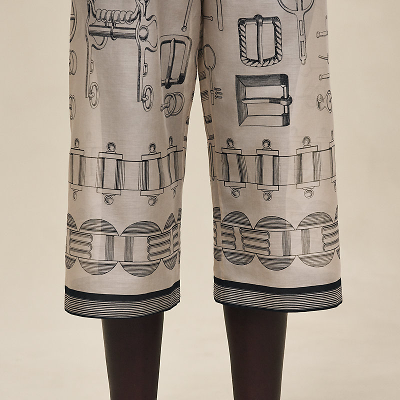 Pantalon de plage imprimé «&nbsp;Cahier du Colporteur&nbsp;»
