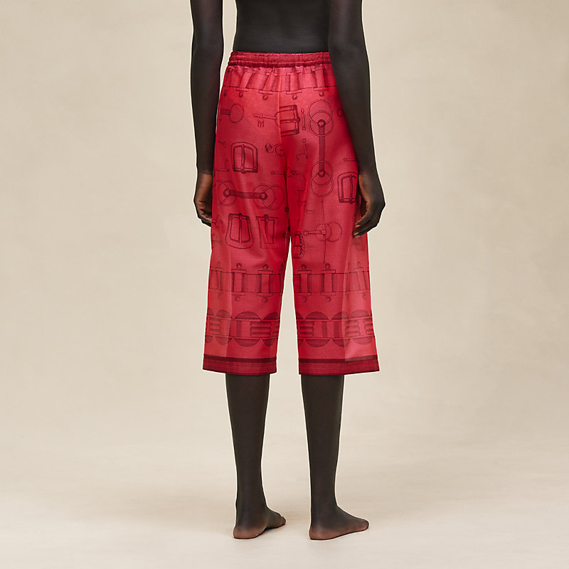 Pantalon de plage imprimé «&nbsp;Cahier du Colporteur&nbsp;»