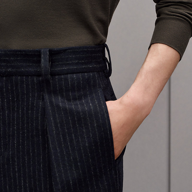 Pantalon Malte «&nbsp;rayures craies&nbsp;» 1 pli, Vue: , vue 5 sur 6