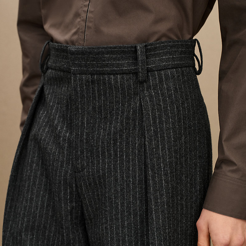 Pantalon Malte «&nbsp;rayures craies&nbsp;» 1 pli, Vue: , vue 6 sur 7