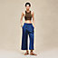 Pantalon pyjama court brodé, Vue: Vue portée, worn, vue 1 sur 4