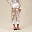 Pantalon pyjama cropped imprimé «&nbsp;Brides de Gala Gold&nbsp;», Vue: Vue portée, worn, vue 4 sur 6
