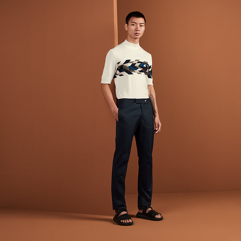 Pantalon Saint Germain patte pressionnée