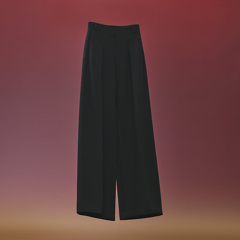 Pantalone largo a vita alta | Hermès Italia