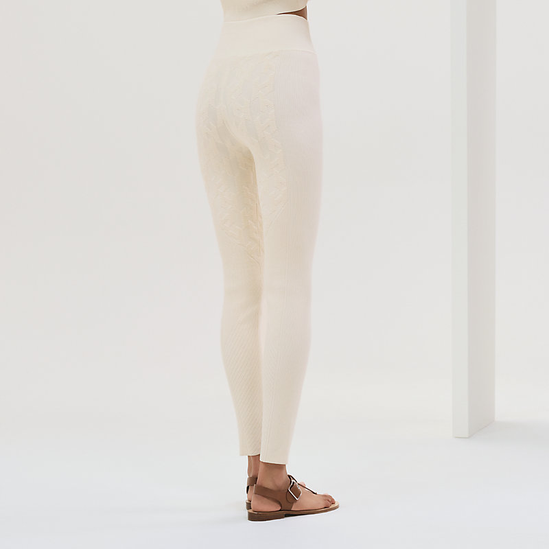 Pantalones de inspiración leggings con motivo "H"