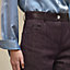 Pantalones pitillo con mezcla de pieles, Vista: Ver artículo puesto, worn, vista 4 de 5