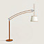 Pantographe arc floor lamp, View: Worn, worn, view 2 of 3