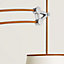 Pantographe arc floor lamp, View: Worn, worn, view 3 of 3