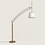Pantographe arc floor lamp, View: Worn, worn, view 1 of 3