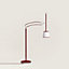 Pantographe reading floor lamp with lampshade, View: Worn, worn, view 1 of 3
