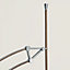 Pantographe reading floor lamp with lampshade, View: Worn, worn, view 2 of 3