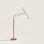 Pantographe reading floor lamp with LED ring, View: Worn, worn, view 2 of 4