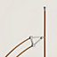 Pantographe reading floor lamp with LED ring, View: Worn, worn, view 3 of 4