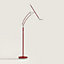 Pantographe reading floor lamp with LED ring, View: Worn, worn, view 1 of 4