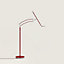Pantographe reading floor lamp with LED ring, View: Worn, worn, view 3 of 4