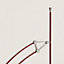 Pantographe reading floor lamp with LED ring, View: Worn, worn, view 4 of 4