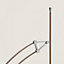 Pantographe reading floor lamp with LED ring, View: Worn, worn, view 3 of 4